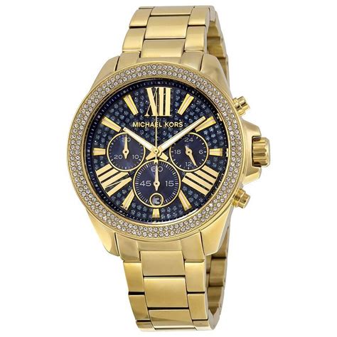 relogio michael kors preto com dourado|michael kors watches for women.